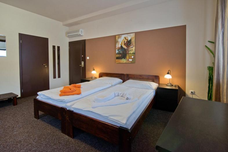 Hotel U Zlateho Byka Písek Oda fotoğraf